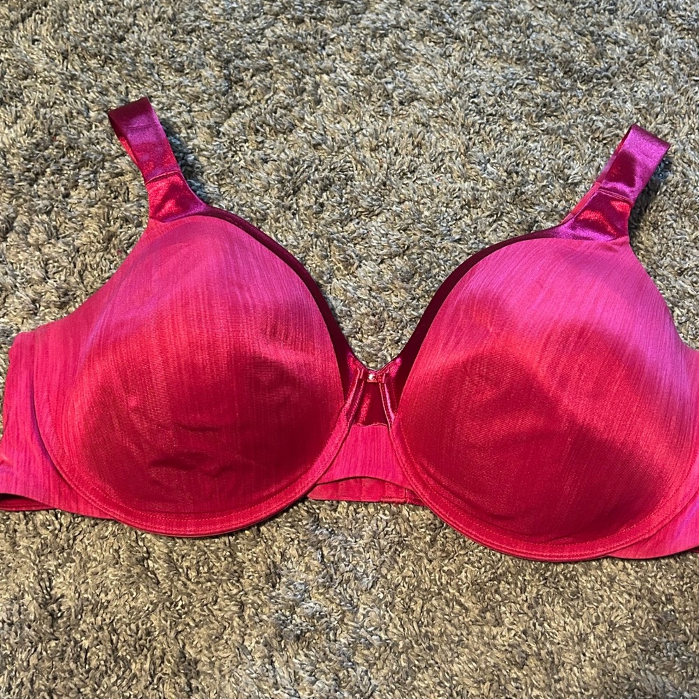 Vanity Fair 76338 Raspberry Pink Full Coverage Underwire Bra 42DD